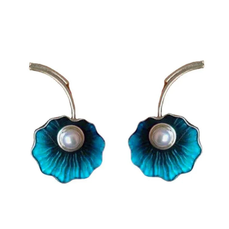 Flower Pearl Earrings