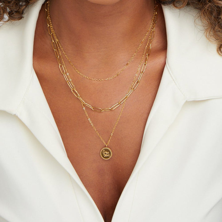 Janie Carpe Diem - Coin Layered Necklace