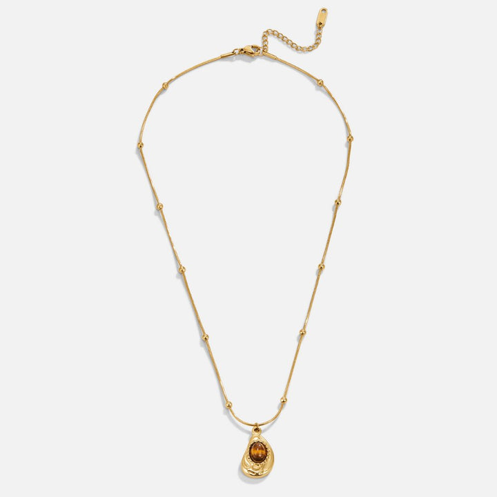 Tiger's Eye Pendant Necklace